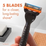 Gillette Fusion5 Power Mens Razor Blade Refills, 8 Count, Lubrastrip for a More Comfortable Shave,Gillette Fusion 5 Blades Refills, Gillette Razors for Men, Gillette Fusion 5, Razor Blades for Men - Image 5