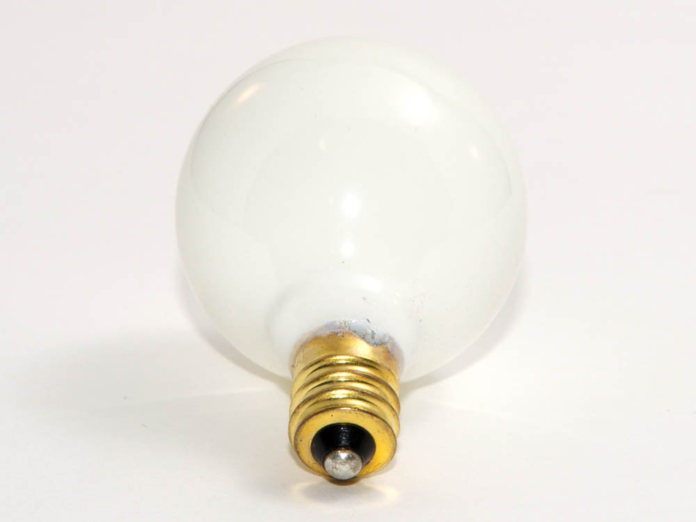 416jnQ+kBrL Bulbrite Incandescent G12 Candelabra Screw Base (E12) Light Bulb, 10 Watt, White - Image 1