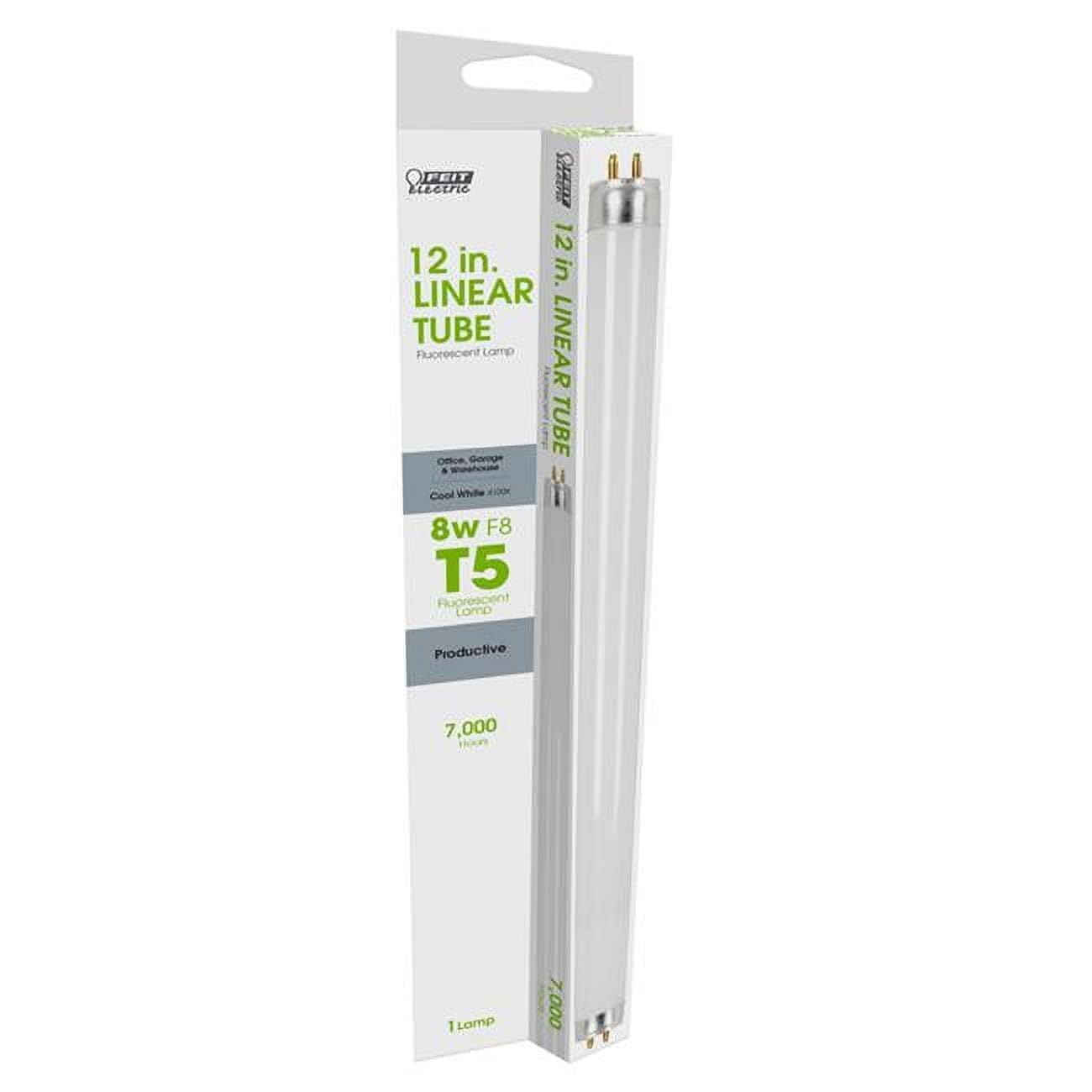 41zwJhyjbbL Feit Electric F8T5/CW 8-Watt Fluorescent T5 Bulb - Image 1