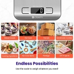 Etekcity Food Kitchen Scale, Digital Grams and Ounces for Weight Loss, Baking, Cooking, Keto and Meal Prep, LCD Display, Medium, 304 Stainless Steel - Image 7