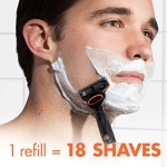Gillette Fusion5 Power Mens Razor Blade Refills, 8 Count, Lubrastrip for a More Comfortable Shave,Gillette Fusion 5 Blades Refills, Gillette Razors for Men, Gillette Fusion 5, Razor Blades for Men - Image 6