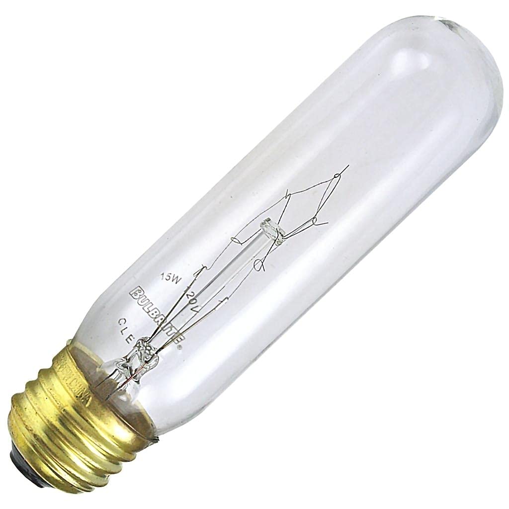 51KjcQiNvCS Bulbrite Incandescent T10 Medium Screw Base (E26) Light Bulb, 1 Count (Pack of 1), Clear - Image 1