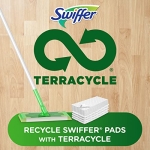 Swiffer Sweeper 2-in-1 Mops for Floor Cleaning, Dry and Wet Multi Surface Floor Cleaner, Sweeping and Mopping Starter Kit, Includes 1 Mop + 19 Refills, 20 Piece Set - Image 2