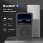 64Gb Mp3 Player with Bluetooth Y1 Portable Music Digital Players Supports Playlist Audiobook Video Nice Gadget for Kids Black - Image 4