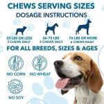 Hemp Calming Chews for Dogs with Anxiety and Stress - Dog Calming Treats - Dog Anxiety Relief - Storms, Barking, Separation - Valerian - Hemp Oil - Calming Treats for Dogs - Made in USA - Image 4