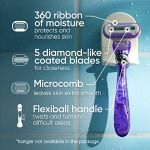 Gillette Venus Extra Smooth Swirl Razors for Women, 1 Venus Razor, 4 Razor Blade Refills, Flexiball Handle for a Close, Smooth Shave - Image 7