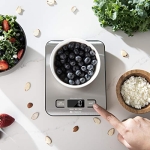 Etekcity Food Kitchen Scale, Digital Grams and Ounces for Weight Loss, Baking, Cooking, Keto and Meal Prep, LCD Display, Medium, 304 Stainless Steel - Image 3