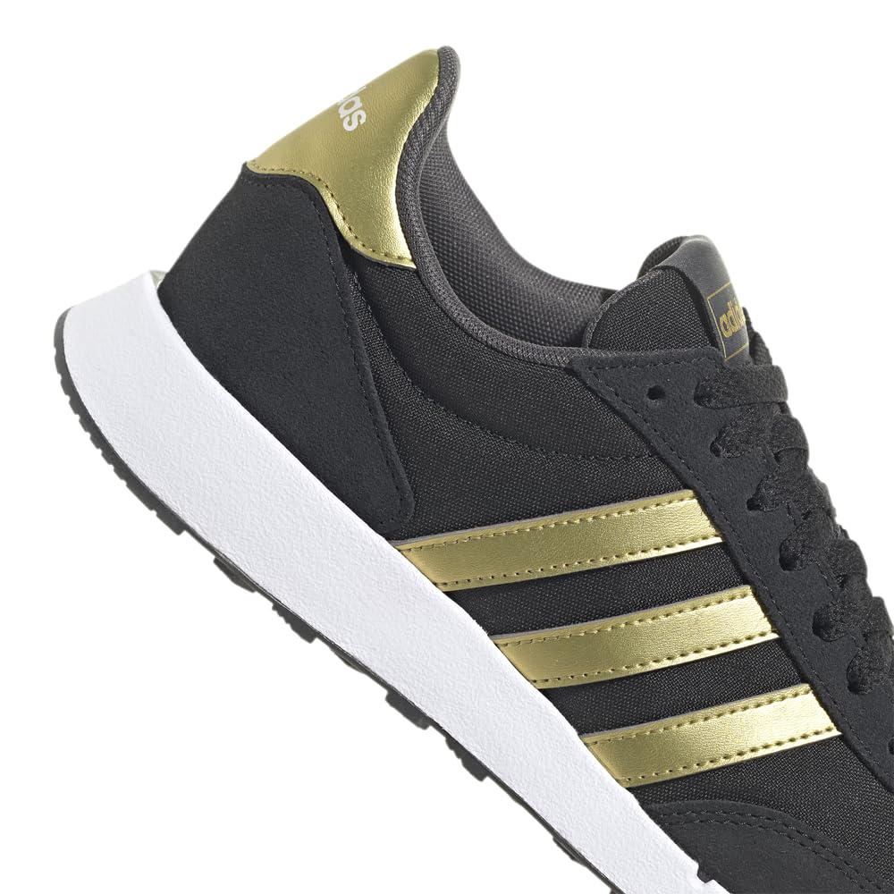 adidas Womens Run 60S 2.0 Lace Up Sneakers Shoes Casual - Black - Size 7.5 M