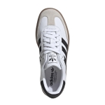 adidas Sambae Women's Platform 3-Stripes Retro Cont Trainers (White Black, US 8) - Image 3