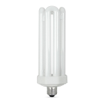 Feit Electric CFL Quad Tube Light Bulb, 300W Equivalent, E26 Base with Mogul Base Adapter, 65-Watt CFL Light Bulb for Residential & Commercial Use, 6500K Daylight, 10,000-Hour Lifespan, PLF65/65/G2