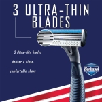 Barbasol Ultra 3 Premium Disposable Razor, 4 Count - Image 7
