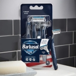 Barbasol Ultra 3 Premium Disposable Razor, 4 Count - Image 8