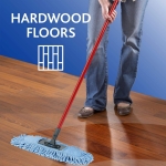 O-Cedar Dual-Action Dust Mop Refill,Blue