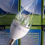 (Case of 6) TCP LED5E12B1127K 5-Watt LED E12 Chandelier Base 2700K Dimmable Lamp - Blunt Tip - Image 8