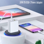 2 Pack USB C Charger Block, Dual Port Type C Wall Charger Fast Charging 20W Power Adapter Cube for iPhone 14/14 Pro/14 Pro Max/14 Plus/13/12/11, XS/XR/X, iPad, Samsung, More - Image 3