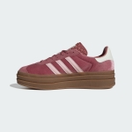 adidas Gazelle Bold WMNS Shoes, Preloved Crimson/Sandy Pink/Off White, Size 7 - Image 3