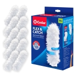 O-Cedar Flex & Catch Heavy Duty Dusting Refills (10 Count) | Disposable Duster Refill | Traps 3X More Dust Than Traditional Feather Duster
