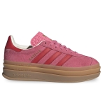 adidas Gazelle Bold J Big Kid Shoes, Rose Tone/Better Scarlet/Cream White, Size 6 - Image 2