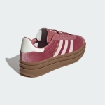adidas Gazelle Bold WMNS Shoes, Preloved Crimson/Sandy Pink/Off White, Size 7