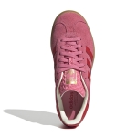 adidas Gazelle Bold J Big Kid Shoes, Rose Tone/Better Scarlet/Cream White, Size 6 - Image 3