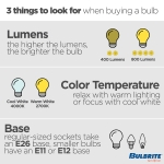 Bulbrite Incandescent T10 Medium Screw Base (E26) Light Bulb, 1 Count (Pack of 1), Clear - Image 5
