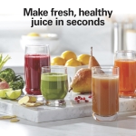 Hamilton Beach Juicer Machine, Big Mouth Large 3” Feed Chute for Whole Fruits and Vegetables, Easy to Clean, Centrifugal Extractor, BPA Free, 800W Motor, Black - Image 5