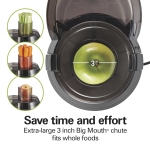 Hamilton Beach Juicer Machine, Big Mouth Large 3” Feed Chute for Whole Fruits and Vegetables, Easy to Clean, Centrifugal Extractor, BPA Free, 800W Motor, Black - Image 6