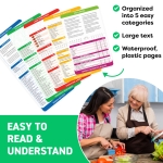 Air Fryer Cheat Sheet Magnets Cooking Guide Booklet - Air Fryer Magnetic Cheat Sheet Set Cooking Times Chart - Cookbooks Air Fryer Accessories Oven Cooking Pot Temp Guide Kitchen Conversion - Image 6