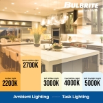 Bulbrite 776945 LED Filament T9 Light Bulb, 5W 2700K Warm White, 11", Dimmable, E26 Base, Vintage Style for Decorative Fixtures (1 Pack) - Image 5