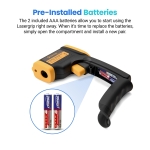 Etekcity Infrared Thermometer Laser Temperature Gun 774, Digital IR Meat Thermometer for Cooking, Candy, Food, Pizza Oven Grill Accessories, Heat Gun for Outdoor Indoor Pool Surface Temp - Image 3
