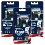 Barbasol Ultra 3 Premium Disposable Razor, 4 Count - Image 2